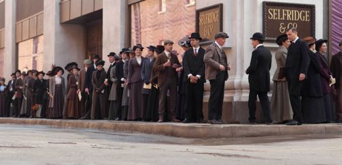 The queue for a job at Selfridge's.