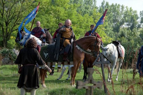 Peter Firth as Sir Roland.