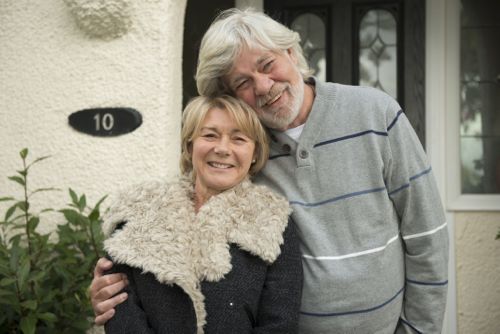 Barbara Flynn and Matthew Kelly in The Shrine.