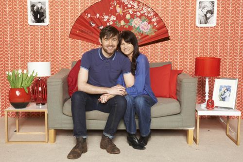 James McArdle and Niky Wardley as Charlie and Heather.