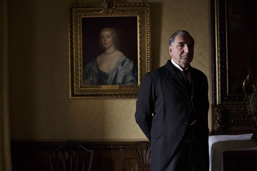 Jim Carter as Mr Carson.