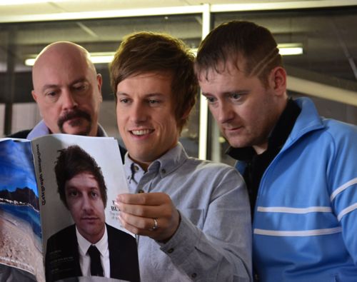 Graham Duff (David), Chris Ramsey (Jack) and Jason Cook (Ramsey).