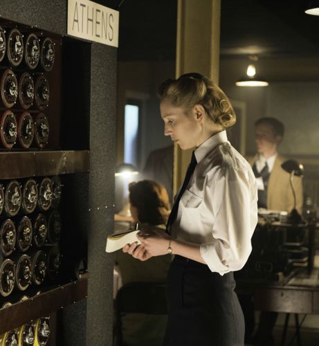 Hattie Morahan as Alice at Bletchley Park.