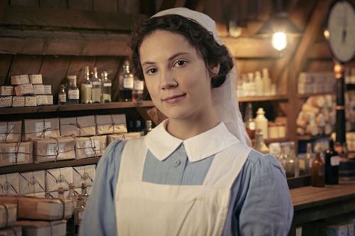 Alice St Clair as Flora Marshall.