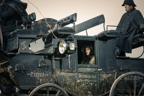 Mary en route to Jamaica Inn.