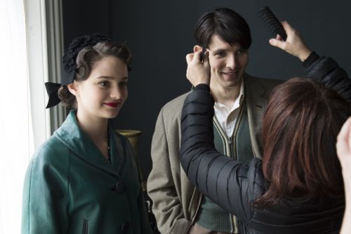 Aisling Franciosi and Colin Morgan.