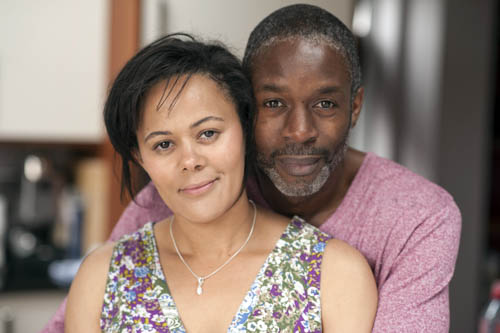 Two Brothers: Lorraine (CARLA HENRY), Peter (WIL JOHNSON).