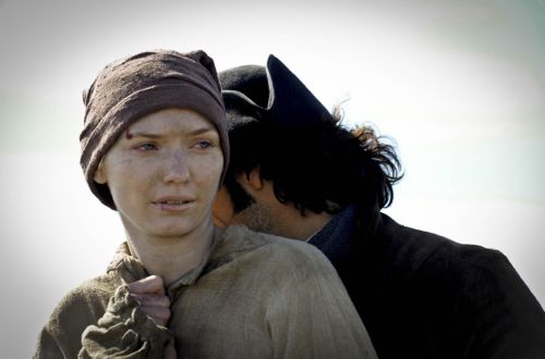 Eleanor Tomlinson as Demelza in episode one.