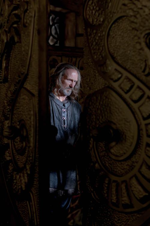 William Hurt as Hrothgar.