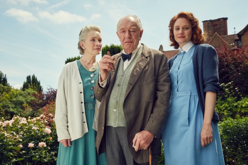 Lindsay Duncan (Clementine), Michael Gambon (Winston) and Romola Garai (Millie).