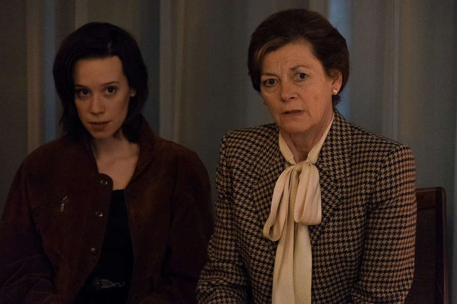 Chloe Pirrie as Hellie and Pippa Haywood as Bunny.