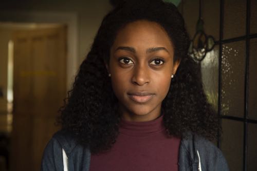 Simona Brown as Faith. 