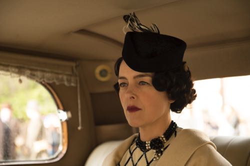 Olivia Williams as Lady Hamilton.