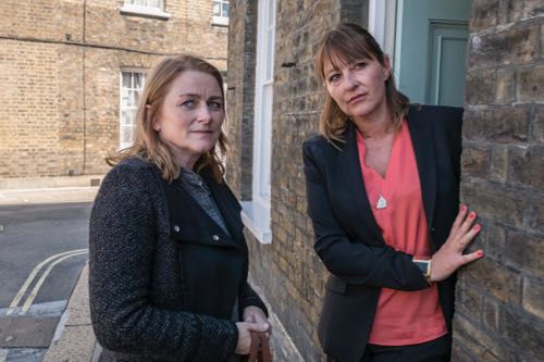 Rosie Cavaliero (Marion) and Holly Aird (Elise).